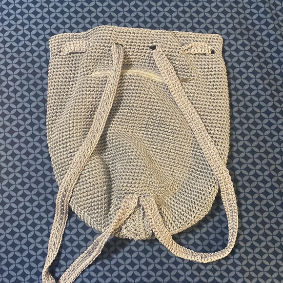 Crochet drawstring backpack. - Picture 4 of 4